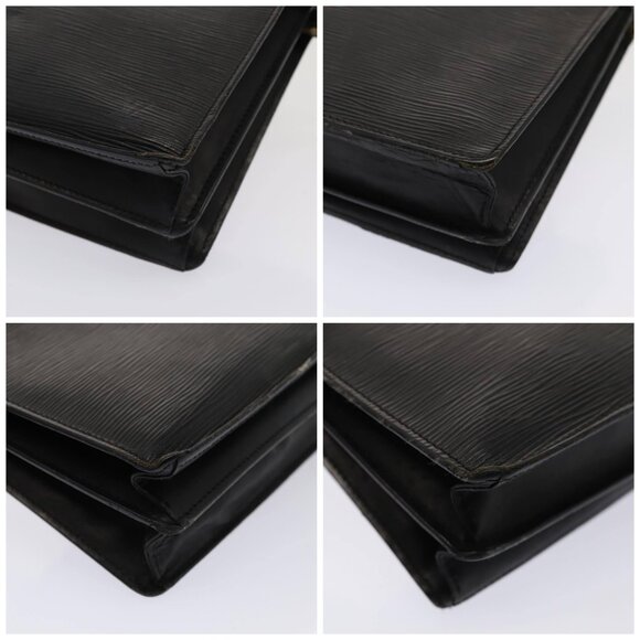 LOUIS VUITTON Epi Angian Shoulder Bag 2way Black - Picture 16 of 16